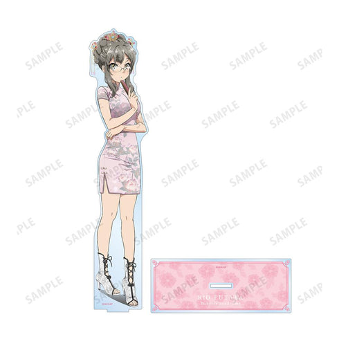 『青春ブタ野郎はバニーガール先輩の夢を見ない』描き下ろしイラスト 双葉理央 チャイナドレスver. 特大アクリルスタンド【202509再販】